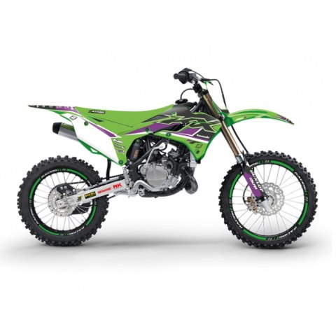 BLACKBIRD KOMPLET NAKLEJEK (OKLEIN) KAWASAKI KX 85 '22-'23 DREAM 5 KOLOR ZIELONY CZARNY BLACKBIRD KOMPLET NAKLEJEK (OKLEIN) KAWASAKI KX 85 '22-'23 DREAM 5 KOLOR ZIELONY CZARNY