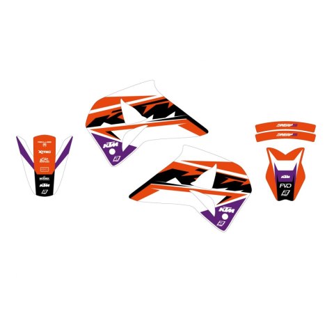 BLACKBIRD KOMPLET NAKLEJEK (OKLEIN) KTM 4T '96-'99 (4 STROKE ALL MODELS) DREAM 5 KOLOR POMARAŃCZOWY CZARNY BLACKBIRD KOMPLET NAKLEJEK (OKLEIN) KTM 4T '96-'99 (4 STROKE ALL MODELS) DREAM 5 KOLOR POMARAŃCZOWY CZARNY
