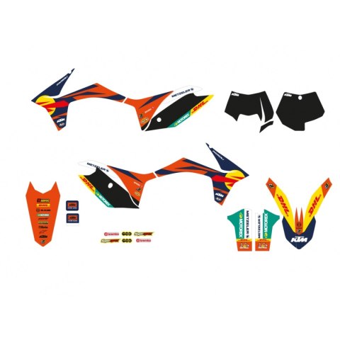 BLACKBIRD KOMPLET NAKLEJEK (OKLEIN) KTM SX/SX-F '11-'12, EXC/EXC-F '12-'13 REPLICA KTM FACTORY 23 KOLOR POMARAŃCZOWY CZARNY BLACKBIRD KOMPLET NAKLEJEK (OKLEIN) KTM SX/SX-F '11-'12, EXC/EXC-F '12-'13 REPLICA KTM FACTORY 23 KOLOR POMARAŃCZOWY CZARNY