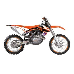 BLACKBIRD KOMPLET NAKLEJEK (OKLEIN) KTM SX/SX-F '13-'15, EXC/EXC-F '14-'16, DREAM 5VCHROME EFX KOLOR POMARAŃCZOWY CZARNY