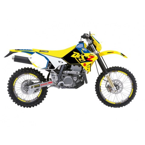 BLACKBIRD KOMPLET NAKLEJEK (OKLEIN) SUZUKI DRZ 400 '00-'23 DREAM 5 KOLOR ŻÓŁTY NIEBIESKI BLACKBIRD KOMPLET NAKLEJEK (OKLEIN) SUZUKI DRZ 400 '00-'23 DREAM 5 KOLOR ŻÓŁTY NIEBIESKI