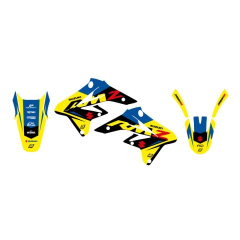BLACKBIRD KOMPLET NAKLEJEK (OKLEIN) SUZUKI RMZ 250 '07-'09 DREAM 5 KOLOR ŻÓŁTY NIEBIESKI BLACKBIRD KOMPLET NAKLEJEK (OKLEIN) SUZUKI RMZ 250 '07-'09 DREAM 5 KOLOR ŻÓŁTY NIEBIESKI