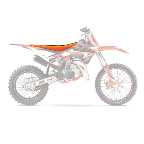 BLACKBIRD POKROWIEC / POSZYCIE NA SIEDZENIE KTM SX 85 '25 DOUBLE GRIP KOLOR POMARAŃCZOWY BLACKBIRD POKROWIEC / POSZYCIE NA SIEDZENIE KTM SX 85 '25 DOUBLE GRIP KOLOR POMARAŃCZOWY