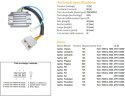 DZE REGULATOR NAPIĘCIA APRILIA PEGASO 600/650 '90-'95; RS 125/250 '95-'09; RX 125 '94-'08; LEONARDO; SCARABEO (ESR087)
