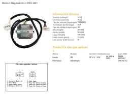 DZE REGULATOR NAPIĘCIA HONDA CB 1100 SF (X11) '00-'03 (31600-MCC-601) (SH579C-12) (12V/35A)