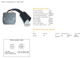 DZE REGULATOR NAPIĘCIA HONDA NT 700V DEAUVILLE '06-'11 (31600-MEW-921) MOSFET (50A)