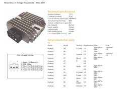 DZE REGULATOR NAPIĘCIA HYOSUNG GA/GF/GT/GV/RX 125 '04-'11 (32800-H01-413) (12V/25A)