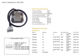 DZE REGULATOR NAPIĘCIA KAWASAKI W 650 '99-'05; VN 1500 VULCAN '96-'08; VN 1600 '00-'08 (21066-1106) (ESR264) (SH541G-12)