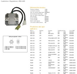 DZE REGULATOR NAPIĘCIA SUZUKI DL 650 V-STROM '04-'09; SV 650 '03-'08; SV 1000 '03-'07; VL 800 VOLUSIA '01-'02; LT-A QUAD RUNNER 