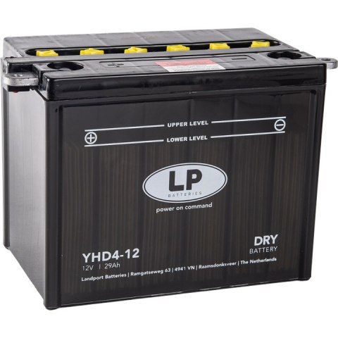 LANDPORT AKUMULATOR YHD4-12 (MD LHD4-12) 12V 29AH (CCA A/EN 280) 205X132X165 OBSŁUGOWY - ELEKTROLIT OSOBNO (4) UE2019/1148 LANDPORT AKUMULATOR YHD4-12 (MD LHD4-12) 12V 29AH (CCA A/EN 280) 205X132X165 OBSŁUGOWY - ELEKTROLIT OSOBNO (4) UE2019/1148