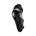 LEATT NAKOLANNIKI OCHRANIACZE KOLAN DUAL AXIS KNEE AND SHIN GUARD BLACK KOLOR CZARNY ROZMIAR S/M