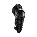 LEATT NAKOLANNIKI OCHRANIACZE KOLAN DUAL AXIS KNEE AND SHIN GUARD BLACK KOLOR CZARNY ROZMIAR S/M