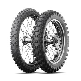 MICHELIN KOMPLET OPON (CAI920489/25) 90/90-21 TRACKER 54R TT M/C PRZÓD DOT 2025 + (CAI087115/25) 140/80-18 TRACKER 70R TT M/C TY