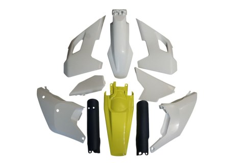 POLISPORT KOMPLET PLASTIKÓW (FULL KIT) HUSQVARNA TE/FE TPI '24-'25 W ZESTAWIE OSŁONY AMORTYZATORÓW KOLOR OEM BIAŁY ŻÓŁTY NIEBIES POLISPORT KOMPLET PLASTIKÓW (FULL KIT) HUSQVARNA TE/FE TPI '24-'25 W ZESTAWIE OSŁONY AMORTYZATORÓW KOLOR OEM BIAŁY ŻÓŁTY NIEBIES