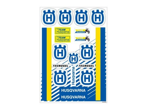 TECNOSEL (BLACKBIRD) KOMPLET NAKLEJEK (OKLEIN) REKLAMOWYCH, LOGO HUSQVARNA VINTAGE TECNOSEL (BLACKBIRD) KOMPLET NAKLEJEK (OKLEIN) REKLAMOWYCH, LOGO HUSQVARNA VINTAGE
