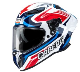 CABERG KASK INTEGRALNY Z BLENDĄ MODEL DRIFT EVO II JARAMA KOLOR BIAŁY/CZERWONY/NIEBIESKI ROZMIAR S (PINLOCK W ZESTAWIE)