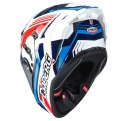 CABERG KASK INTEGRALNY Z BLENDĄ MODEL DRIFT EVO II JARAMA KOLOR BIAŁY/CZERWONY/NIEBIESKI ROZMIAR S (PINLOCK W ZESTAWIE)