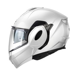 KAPPA KASK KV55 SOLID SZCZĘKOWY MODUŁOWY (FLIP-BACK) Z BLENDĄ KOLOR BIAŁY ROZMIAR 58 / M (HOMOLOGACJA ECE 22R06)