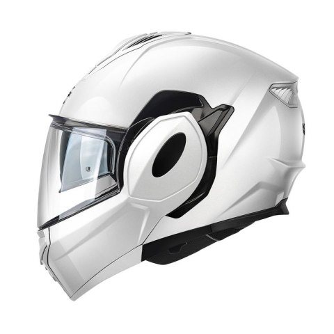 KAPPA KASK KV55 SOLID SZCZĘKOWY MODUŁOWY (FLIP-BACK) Z BLENDĄ KOLOR BIAŁY ROZMIAR 58 / M (HOMOLOGACJA ECE 22R06)