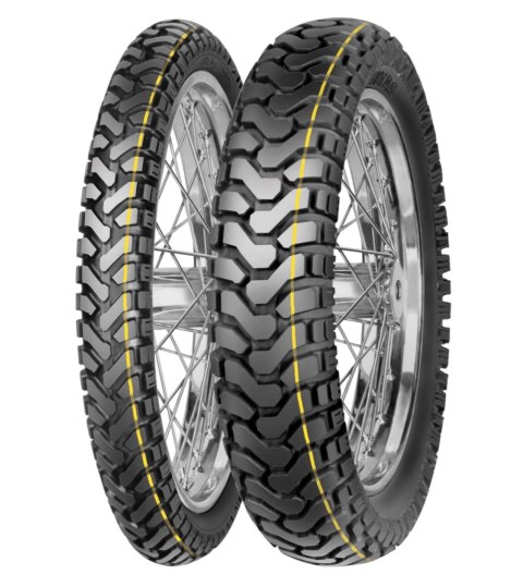 MITAS OPONA 110/80-19 E-07 59T TL DAKAR (ŻÓŁTY PASEK) PRZÓD DOT 11/2023 (24445) WYCOFANE (ZAMIENNIK:70001001)