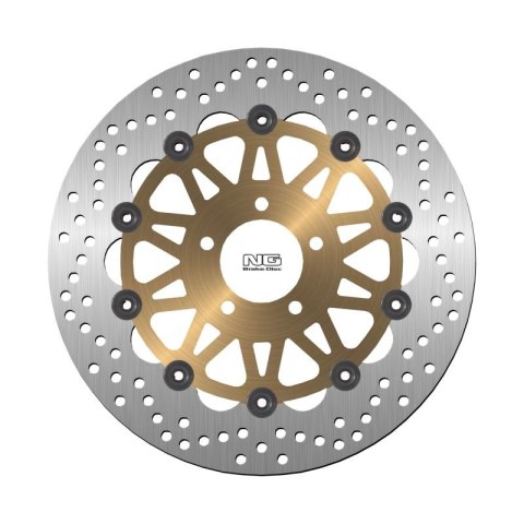 NG TARCZA HAMULCOWA PRZÓD KAWASAKI ZZR 250 '90-'95 (300X61X4,5MM) (5X10,25MM) PŁYWAJĄCA NG TARCZA HAMULCOWA PRZÓD KAWASAKI ZZR 250 '90-'95 (300X61X4,5MM) (5X10,25MM) PŁYWAJĄCA