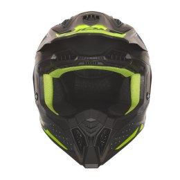 NOX KASK OFF ROAD / CROSS DZIECIĘCY/JUNIOR/KID N761 GRADIENT KOLOR CZARNY MAT/ŻÓŁTY FLUO ROZMIAR XXL