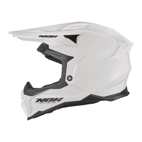 NOX KASK OFF ROAD / CROSS N634 SOLID KOLOR BIAŁY ROZMIAR S