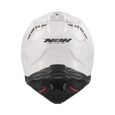 NOX KASK OFF ROAD / CROSS N634 SOLID KOLOR BIAŁY ROZMIAR S
