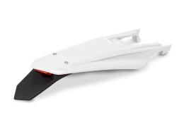 UFO BŁOTNIK TYŁ KTM EXC 150 / 250 / 300 TBI '24-'25, EXC-F 250 / 350 / 450 / 500 '24-'25 KOLOR BIAŁY (Z LAMPKĄ LED)
