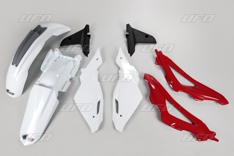 UFO KOMPLET PLASTIKÓW HUSQVARNA CR 125 '09-'13 KOLOR OEM (BIAŁY/CZERWONY/CZARNY) (HU611E999) UFO KOMPLET PLASTIKÓW HUSQVARNA CR 125 '09-'13 KOLOR OEM (BIAŁY/CZERWONY/CZARNY) (HU611E999)