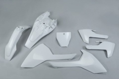 UFO KOMPLET PLASTIKÓW HUSQVARNA TC 85 '18-'24 KOLOR OEM (BIAŁY) (HU620E999) UFO KOMPLET PLASTIKÓW HUSQVARNA TC 85 '18-'24 KOLOR OEM (BIAŁY) (HU620E999)