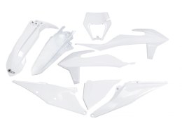 UFO KOMPLET PLASTIKÓW KTM EXC 125 '20-'21, EXC 250 / 300 TPI '20-'23, EXC-F 250 / 350 / 450 / 500 '20-'23 Z OSŁONĄ LAMPY KOLOR B