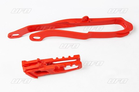 UFO KOMPLET ŚLIZG (HO03671070) + PROWADNICA (HO04623070) ŁAŃCUCHA HONDA CR 125/250 '07 KOLOR CZERWONY UFO KOMPLET ŚLIZG (HO03671070) + PROWADNICA (HO04623070) ŁAŃCUCHA HONDA CR 125/250 '07 KOLOR CZERWONY