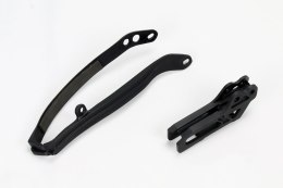 UFO KOMPLET ŚLIZG + PROWADNICA ŁAŃCUCHA YAMAHA YZ 125/250 '09-'14, YZF 250 '09-'23, YZF 450 '09-'22, WRF 250/450 '09-'25 KOLOR C