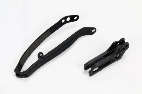 UFO KOMPLET ŚLIZG + PROWADNICA ŁAŃCUCHA YAMAHA YZ 125/250 '09-'14, YZF 250 '09-'23, YZF 450 '09-'22, WRF 250/450 '09-'25 KOLOR C