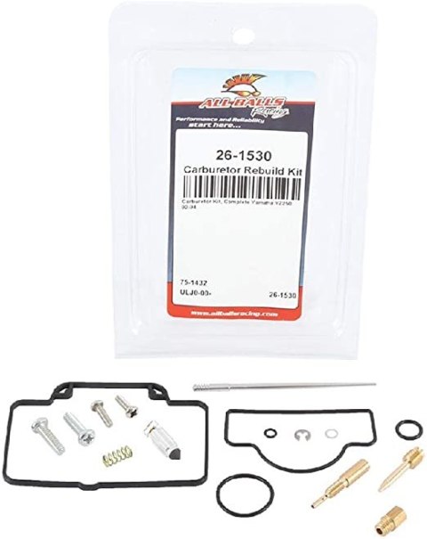 ALL BALLS ZESTAW NAPRAWCZY GAŹNIKA YAMAHA YZ 250 92-94 ALL BALLS ZESTAW NAPRAWCZY GAŹNIKA YAMAHA YZ 250 92-94