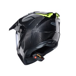 CABERG KASK OFFROAD / TRAIL / ADVENTURE DUOSPORT (DUAL) TANAMI CARBON Z SZYBKĄ I BLENDĄ KOLOR KARBON ROZMIAR XXL (PINLOCK W ZEST