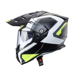 CABERG KASK OFFROAD / TRAIL / ADVENTURE DUOSPORT (DUAL) TANAMI SCRAM Z SZYBKĄ I BLENDĄ KOLOR CZARNY MAT/SZARY/ŻÓŁTY FLUO ROZMIAR