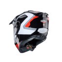 CABERG KASK OFFROAD / TRAIL / ADVENTURE DUOSPORT (DUAL) TANAMI SCRAM Z SZYBKĄ I BLENDĄ KOLOR CZARNY/CZERWONY/BIAŁY ROZMIAR L (PI
