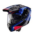 CABERG KASK OFFROAD / TRAIL / ADVENTURE DUOSPORT (DUAL) TANAMI SCRAM Z SZYBKĄ I BLENDĄ KOLOR CZARNY/NIEBIESKI/CZERWONY (BMW) ROZ