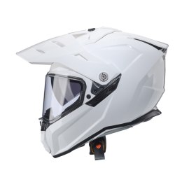 CABERG KASK OFFROAD / TRAIL / ADVENTURE DUOSPORT (DUAL) TANAMI SOLID Z SZYBKĄ I BLENDĄ KOLOR BIAŁY POŁYSK ROZMIAR XXL (PINLOCK W