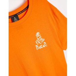 DIVERSE EXTREME TEAM - DAKAR RALLY KOSZULKA (T-SHIRT) DKR DES 0224 KOLOR POMARAŃCZ ROZMIAR L