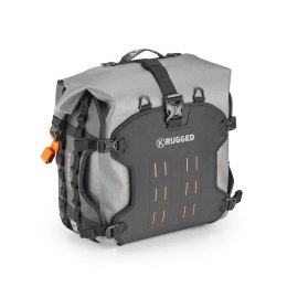 KAPPA 2025/04 TORBY (SAKWY BOCZNE) Z PŁYTĄ MONOKEY 100% WODOSZCZELNE KOLOR CZARNO SZARY (K' RUGGED) (PARA)