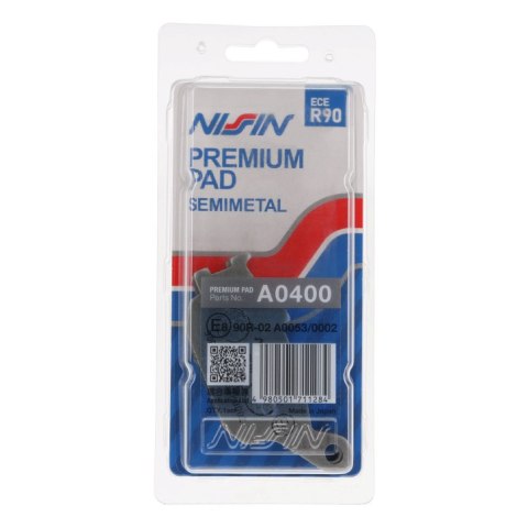 NISSIN KLOCKI HAMULCOWE KH174 PREMIUM SEMI-METALLIC (SPIEK METALICZNY) (ECE R90) (MADE IN JAPAN) (2P-244NS) NISSIN KLOCKI HAMULCOWE KH174 PREMIUM SEMI-METALLIC (SPIEK METALICZNY) (ECE R90) (MADE IN JAPAN) (2P-244NS)