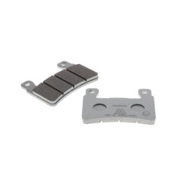 NISSIN KLOCKI HAMULCOWE KH265 / KH296 PREMIUM SEMI-METALLIC (SPIEK METALICZNY) (ECE R90) (MADE IN JAPAN) (2P-245NS)