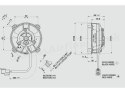 SPAL WENTYLATOR CHŁODNICY Z OKABLOWANIEM KTM EXC-F / XCF-W / FREERIDE / XC-W / XC-W TPI / EXC / EXC TPI, HUSQVARNA FE / FE S, GA