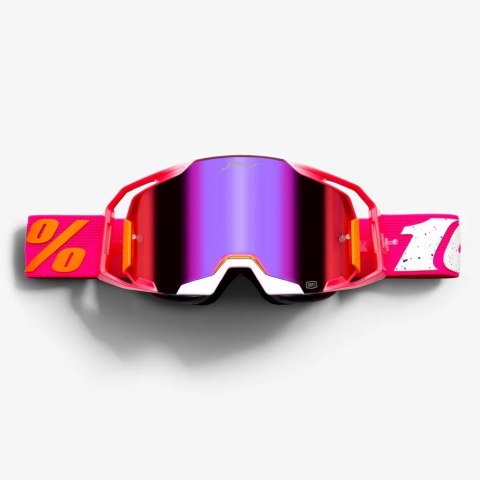100 PROCENT JETT LAWRENCE LE ZESTAW GOGLE ARMATIC CHERRY-TORCHED MIRROR LENS+BLUE-BLUE MIRROR LENS 100 PROCENT JETT LAWRENCE LE ZESTAW GOGLE ARMATIC CHERRY-TORCHED MIRROR LENS+BLUE-BLUE MIRROR LENS