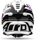 AIROH KASK CROSS / ENDURO / ATV / QUAD TWIST 3 RAINBOW KOLOR BIAŁY/CZARNY/ZÓŁTY/FIOLETOWY ROZMIAR L