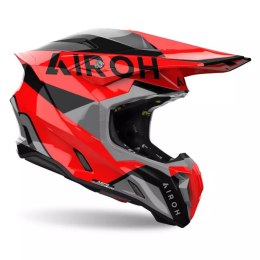 AIROH NOWY TOWAR KASK CROSS / ENDURO / ATV / QUAD TWIST 3 KING RED GLOSS KOLOR CZARNY/SZARY/CZERWONY ROZMIAR M