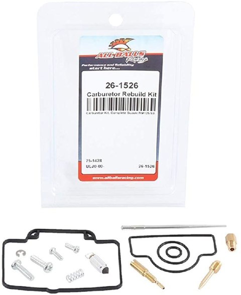ALL BALLS ZESTAW NAPRAWCZY GAŹNIKA SUZUKI RM 125 '93 - WYCOFANY Z OFERTY